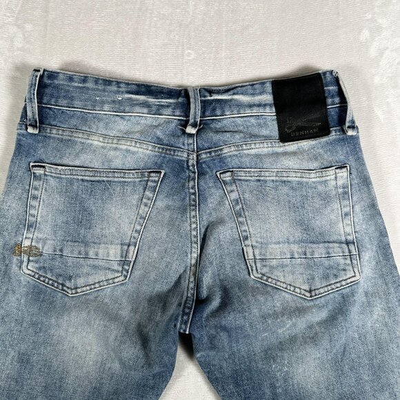 Denham Jeans Men Size W30 L26 Razor Slim Fit Fly Button Cardiani Denim Italy EUC - Picture 12 of 12